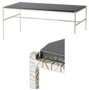 19x42x22 Marble Shadrach Coffee Table