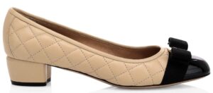 Vara Quilted Leather Pumps