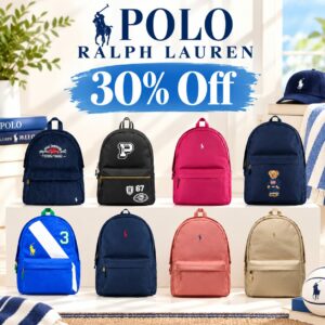 30% off Polo Ralph Lauren Backpacks!!