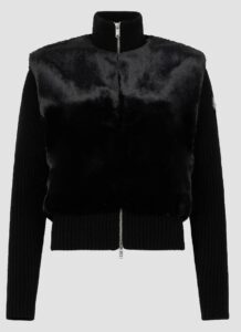 Dua Bunny Wool-cashmere Zip Cardigan