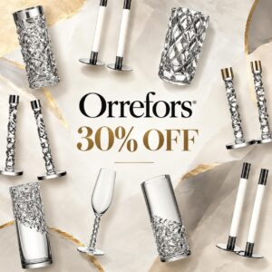 30% off Orrefors!