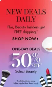 Image of sale on Up to 50% off Sephora!!