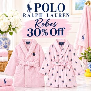 30% off Polo Ralph Lauren Robes!