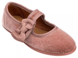 Unisex Velvet Bow Mary Jane
