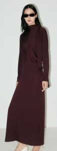 Ruched Side Knitted Dress