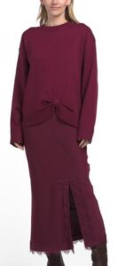 Mixed Media Sweater Dress