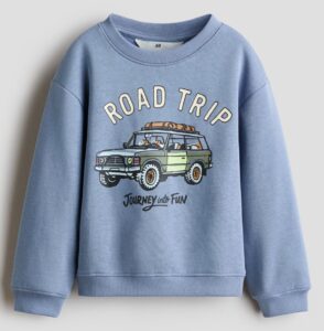 Printed Brushed-inside Sweatshirt