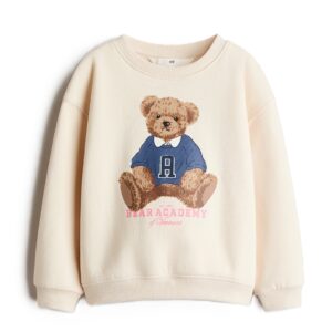 Brushed-inside Sweatshirt with Printed Motif
