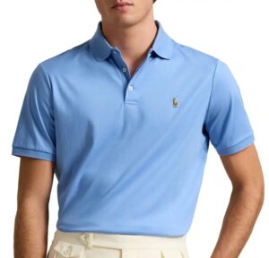 Solid Cotton Jersey Polo