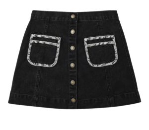 Kids' Denver Blanket Stitch Denver Miniskirt