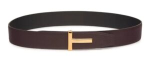 T Icon Reversible Soft Grain Leather Belt