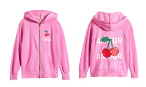 Kids' Amour Oversize Full Zip Hoodie