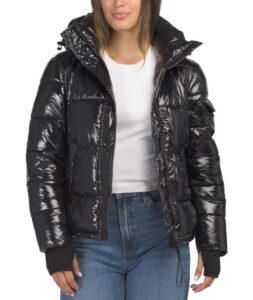 Quilted Shiny Puffer Jacket