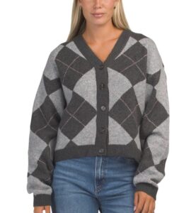 Argyle Cardigan