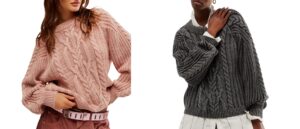 Frankie Cable Cotton Sweater
