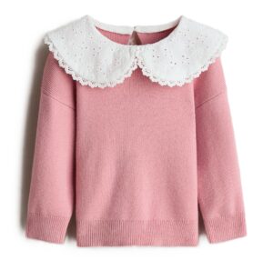 Sweater with Peter Pan Collar