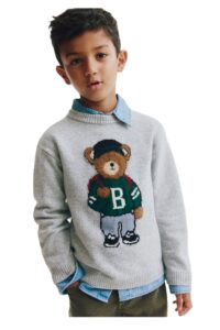 Jacquard-knit Sweater