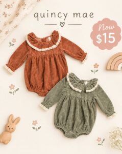 Image of sale on Girls Velour Romper