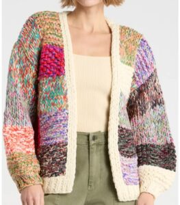 Image of sale on Patchwork Cardigan