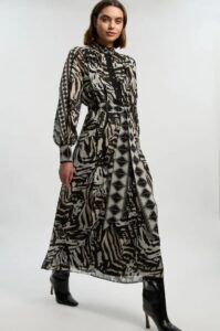 Image of sale on Animal Print Maxi Dress