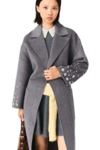 Image of sale on Long Double-faced Rhinestone Coat
