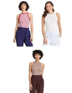 Women's Slim Fit Ribbed Tank Top