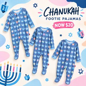 Chanuka Footie 0-24m