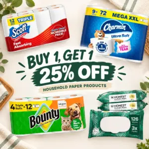 Image of sale on Household Paper Products Sale