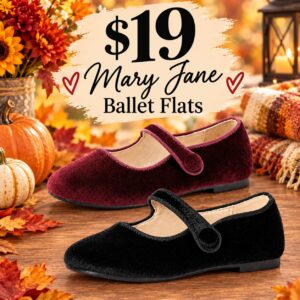 Toddler Girls' Mary Jane Ballet Flat Shoes