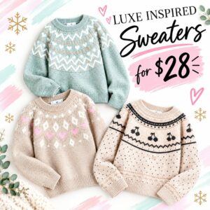 Jacquard-knit Sweater