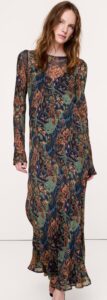 Bias-cut Chiffon Maxi Dress