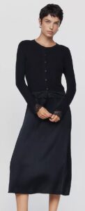 Twofer Cardigan Midi Dress