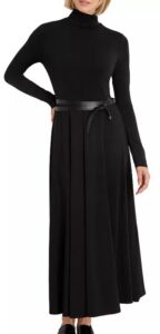 Image of sale on Victoria High Neck Belted Dress