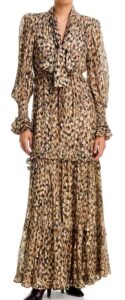 Image of sale on Dana Animal Print Maxi Dress