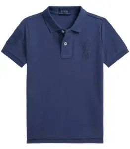 Image of sale on Boys’ 2-7 Big Pony Paint-Print Mesh Polo Shirt