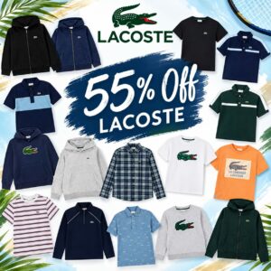 Image of sale on 55% Off Lacoste!!