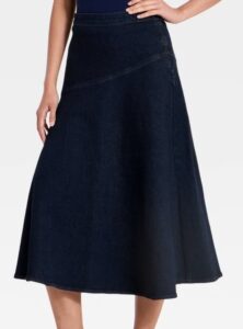 Image of sale on Women's Denim Midi Skirt