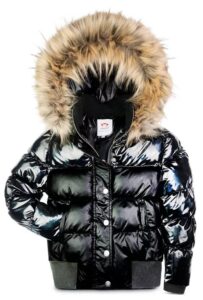 Image of sale on Girls' Kyla Faux Fur Trim Puffer Coat - Little Kid, Big Kid