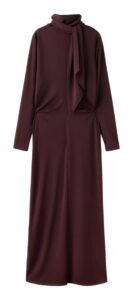 Image of sale on Women's Wraparound Lapel Collar Long-Sleeve Wrap Dress