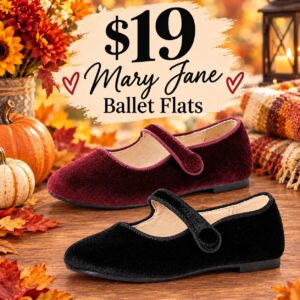 Image of sale on Toddler Girls' Mary Jane Ballet Flat Shoes