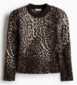 Image of sale on Merino Wool Sweater with Shoulder Pads