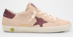 Image of sale on Girl's Exclusive Super Star Glitter Star Low Top Sneakers