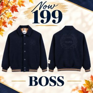 Image of sale on Little Boy's & Boy's Logo Wool-Blend Varsity Jacket