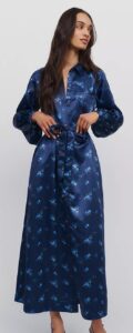 Image of sale on Mona Silken Maxi Shirtdress