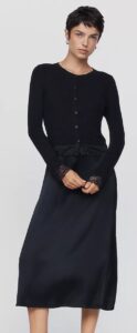 Image of sale on Twofer Cardigan Midi Dress