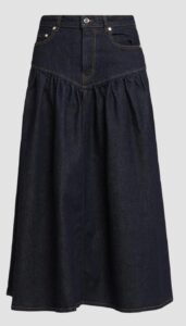 Image of sale on Stretch Denim Maxi Skirt
