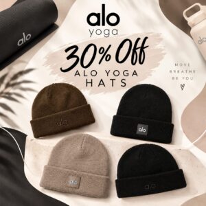 Image of sale on 30% off Alo Yoga Hats!