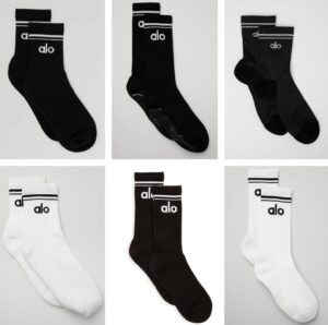 Image of sale on 30% off Alo Yoga Socks!