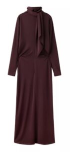 Image of sale on Women's Wraparound Lapel Collar Long-Sleeve Wrap Dress