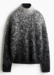 Image of sale on Mohair-Blend Mock Turtleneck Sweater